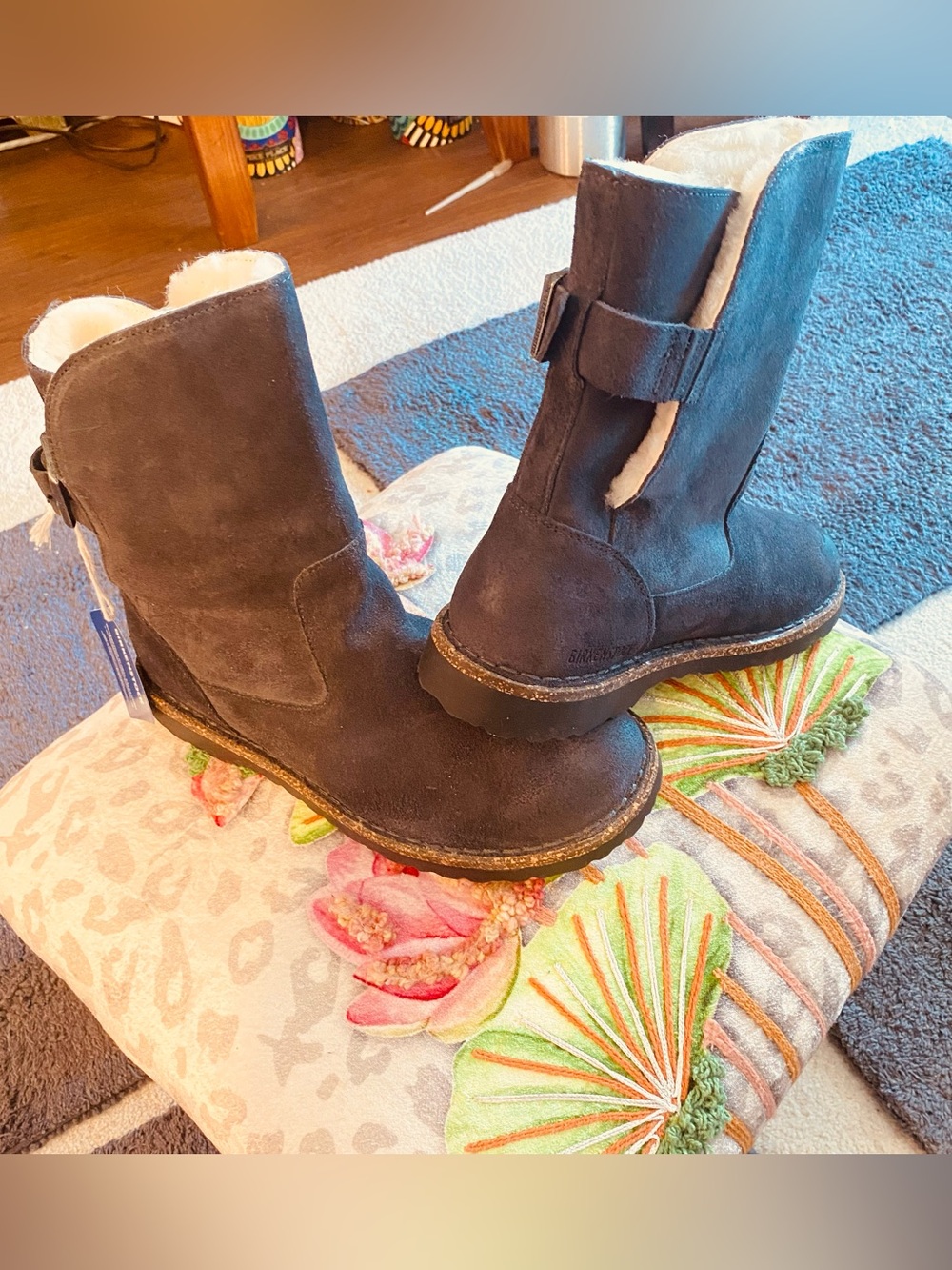 New Birkenstock fleece lined upper calf  boots brand new with tags